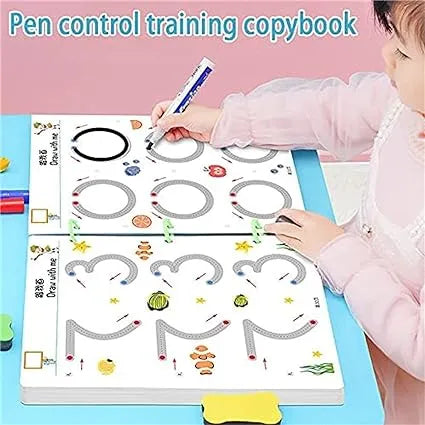 Magical Dot-to-Dot Tracing Workbook for Kids