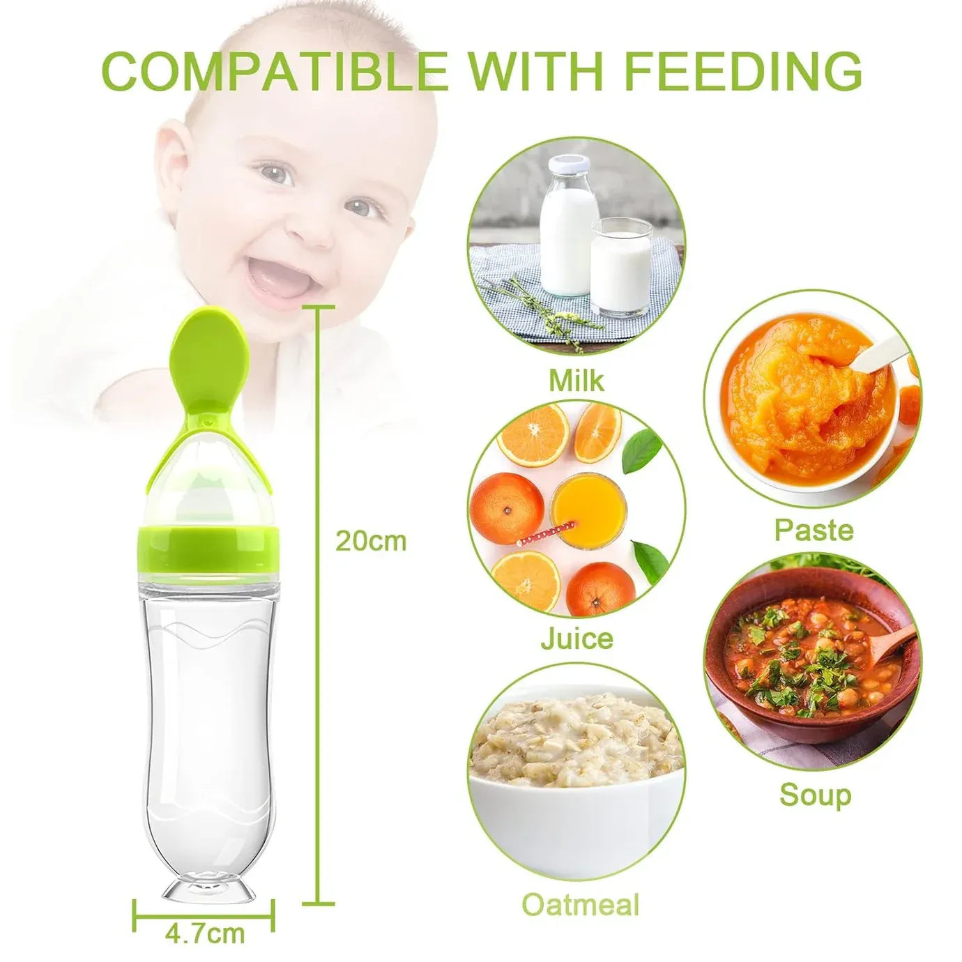 Spoon Feeder for Baby ( Food & Medicine )