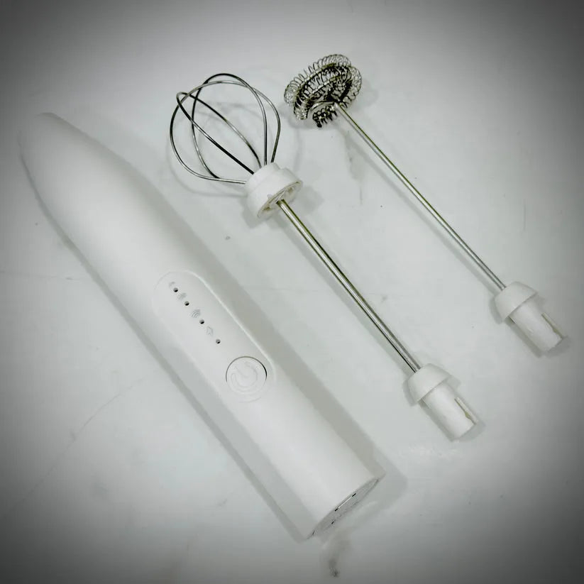 2 IN 1 Rechargeable Milk frother and Egg Beater