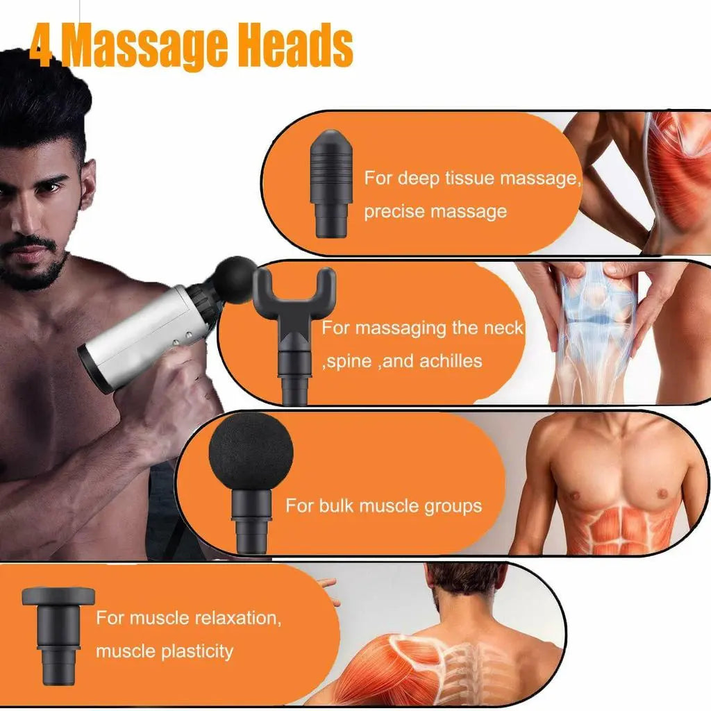 4-Head Facial Massage Gun.