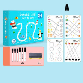 Magical Dot-to-Dot Tracing Workbook for Kids